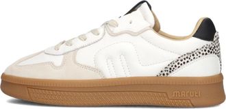 Maruti Schoenen, Dames, Wit, 42 EU, Leer, Stijlvolle Yale Sneakers voor Vrouwen