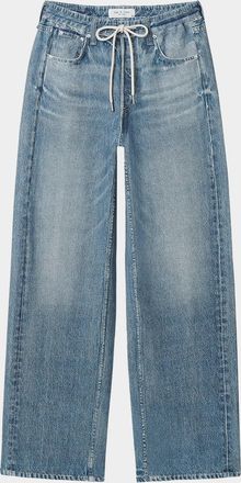 Rag & Bone rb Miramar Terry Drawstring Wide-Leg Jeans