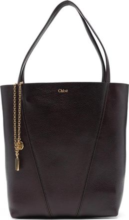 Chlo&eacute; Borsa tote Spin con ciondolo - Viola