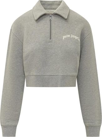 Palm Angels Sweatshirts - Dames - Sweatshirts - Grijs - M - Hoodies & sweatvesten