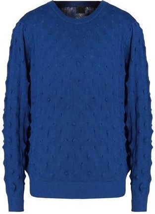 8 by YOOX ORGANIC COTTON 3D EFFECT KNIT CREWNECK