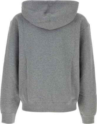 Jil Sander Mens Grey Cotton Sweatshirt 037 Exterior. Felpe Sweater