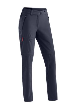 Maier Sports Outdoorhose MAIER SPORTS Nata Zip Loop, Damen, Gr. 34, Normalgr&ouml;ssen, blau (dunkelblau), 100% Polyester, Hosen Outdoorhose, Damen Wanderhose, Zip-Off 