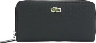 Lacoste Grand portefeuille zipp&eacute; L.12.12 Concept - unisex - Portefeuilles - Zwart - ONE Size - Accessoires