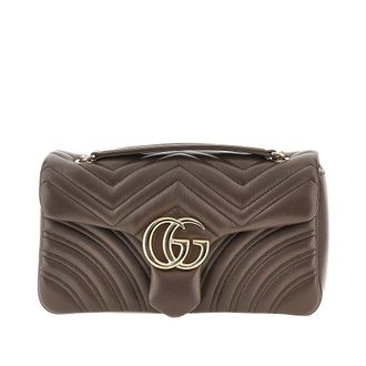 Gucci Nappa leather medium GG Marmont bag Woman One Size