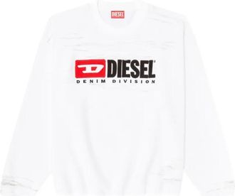 Diesel S-boxt-v 1 - Heren - Sweatshirts - Wit - M - Hoodies & sweatvesten