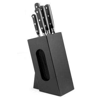 Sabatier Trompette Bloque spaghetti de 5 cuchillos negro