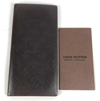 Louis Vuitton Brown Coffee Long Wallet (Bi-Fold) (Pre-Owned)