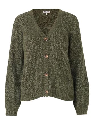 Baum Und Pferdgarten V-neck wool cardigan - women - Wool/Alpaca - L - Green