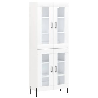 Berkfield Home Highboard White 69.5x34x180 cm Engineered Wood