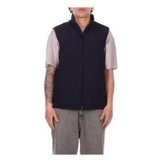 Fay Vests, male, Blue, Size: 2XL Wind Vest