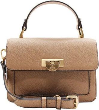 Pourchet Dames, Tassen, Beige, Maat: ONE Size Leer