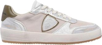 Philippe Model Mooie Tennissneakers - Heren - Sneakers - Wit - 36 EU - Katoen - Schoenen