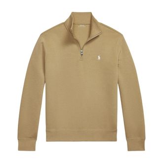 Ralph Lauren Hoodies & sweatvesten, Heren, Beige, M, Ritsluiting Sweater