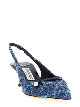 Jimmy Choo London Amita Slingback Heel - Blue