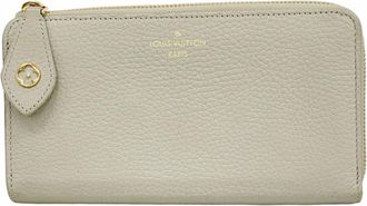 Louis Vuitton Gray Long Wallet (Bi-Fold) (Pre-Owned)