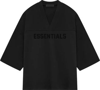 Fear of God Heavy Jersey Football T-shirt Jet Black 125SP244104F