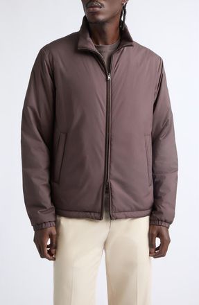 Herno Light Matte Bomber Jacket in 8800 Chocolate Brown at Nordstrom, Size 56