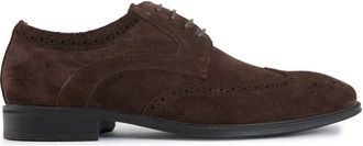 Sole Mens Ldn Guard Brogue Shoes - Brown Suede - Size UK 12
