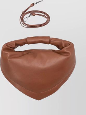 Federico Cina triangle folded shoulder bag midi style