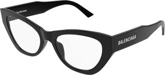 Balenciaga Cat-eye Optisch Montuur - Dames - Brillen - Zwart - 53 MM - Accessoires