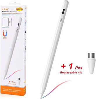 Trade Shop Trade Shop - Penna Capacitiva Attiva Universale Design Magnetico Per Tablet Smartphone Id730