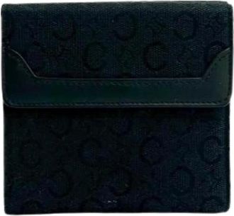 Celine Pre-owned Wallets, female, Black, Size: ONE SIZE Pre-owned Tri-fold Wallet
