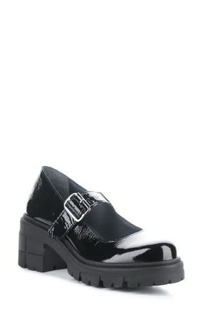 Bos. & Co. Banks Platform Mary Jane in Black Patent at Nordstrom, Size 10-10.5Us