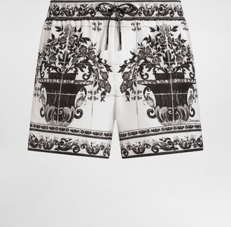 Dolce & Gabbana New Boxer Corto - Man Beachwear Multicolor 2