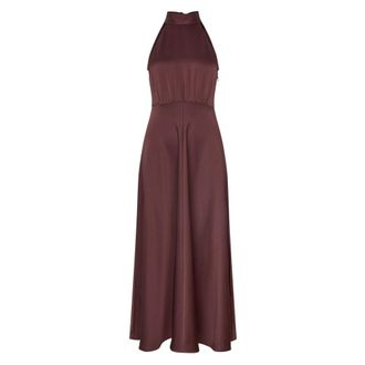 Sams&oslash;e & Sams&oslash;e Kleedjes - Dames - Casual kleedjes - Bruin - M - Kleedjes