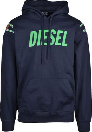 Diesel Hoodies & sweatvesten, Heren, Blauw, XL, Katoen, Diesel sweatshirt