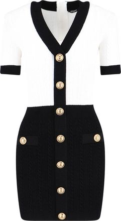 Balmain Mini dress with decorative buttons