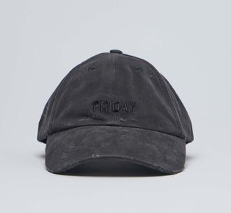VETEMENTS Friday Distressed Cap