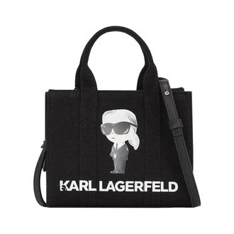 Karl Lagerfeld Ikon Square Tote - female - Karl Lagerfeld - Mini Bags - Black - ONE SIZE - Bags