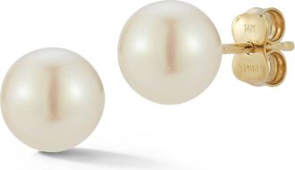 Ember Fine Jewelry 14K Gold 7MM Pearl Studs