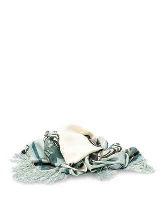 La DoubleJ Reversible Fringe Carr Scarf