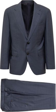 BOSS single-breasted suit - Blue