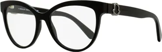 Moncler ML5166 Cat-Eye Acetate Eyeglasses - Black