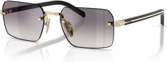 Prada PR D55S Zonnebril - Heren - Accessoires - Geel - Maat: 55 MM