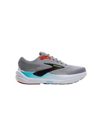Brooks Mens Ghost Max 3 Shoes In Primer Grey/antarctica/red