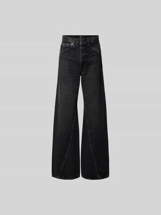 Anine Bing Wide Fit Jeans im 5-Pocket-Design in Black, Gr&ouml;&szlig;e 24
