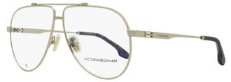 Victoria Beckham Womens Pilot Eyeglasses VB2137 040 Silver 59mm
