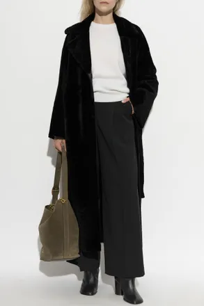 Arma Reversible Fur Coat Rien, Womens, Black