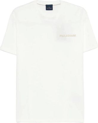 Paul & Shark Hombre, Camisetas, Blanco, Talla: 2XL
