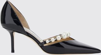 Jimmy Choo London D&eacute;collet&eacute; Aurelie in pelle con perle e strass applicati