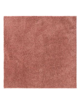 benuta Alfombra pelo largo rosa 200x200