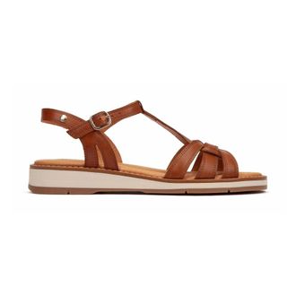 Pikolinos Roquetas - Dames - Sandalen - Bruin - 35 EU - Leer - Schoenen