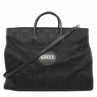 Gucci Black Nylon Tote Bag (Pre-Owned)