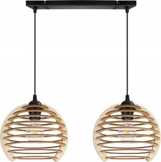 OEM L&aacute;mpara Colgante, L&aacute;mpara De Techo, Madera, Pantalla Led