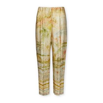 Elena Miro Donna, Pantaloni, Beige, 4Xl, new